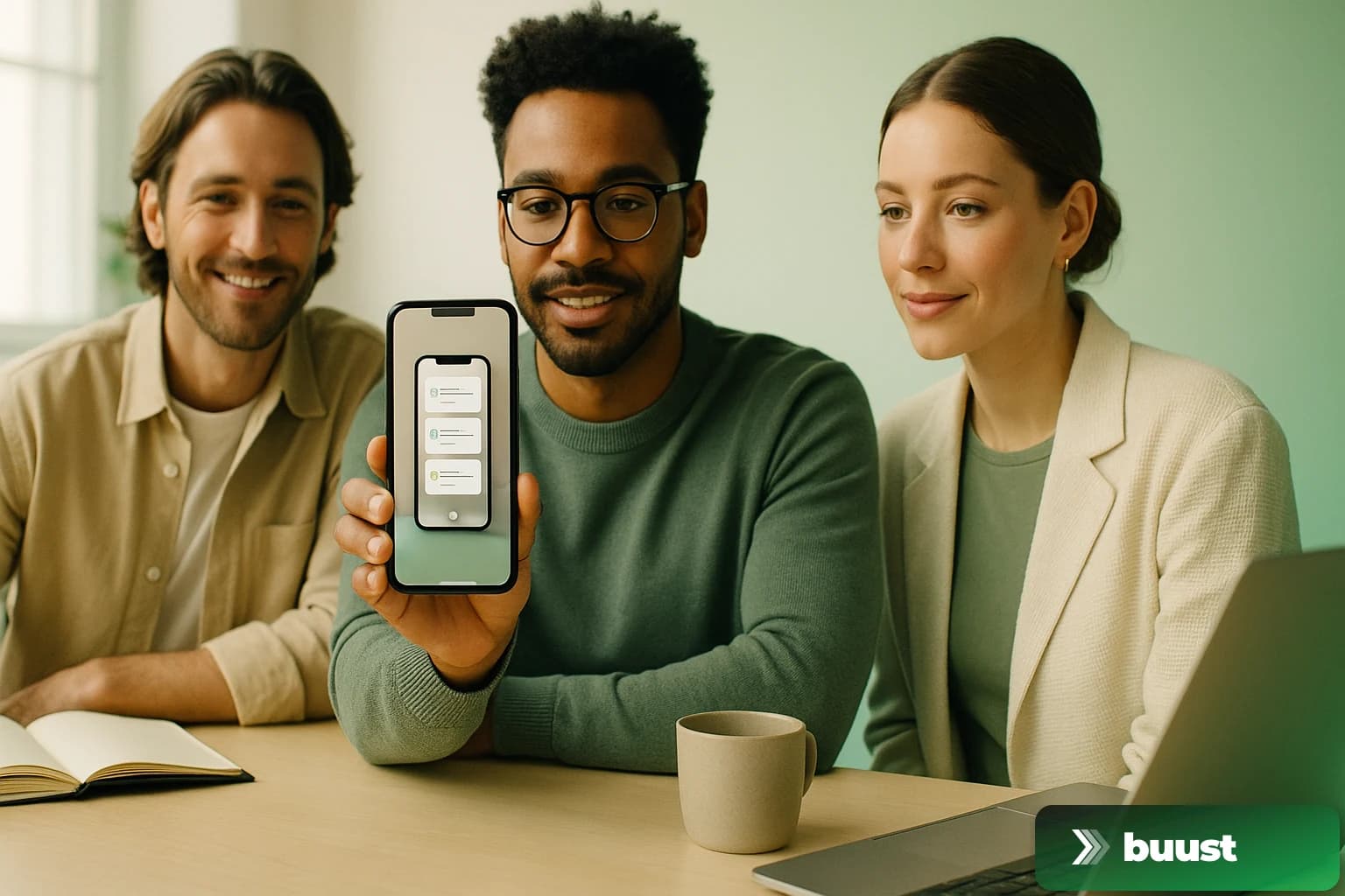 Buust hero visual: product videos generated from existing product images